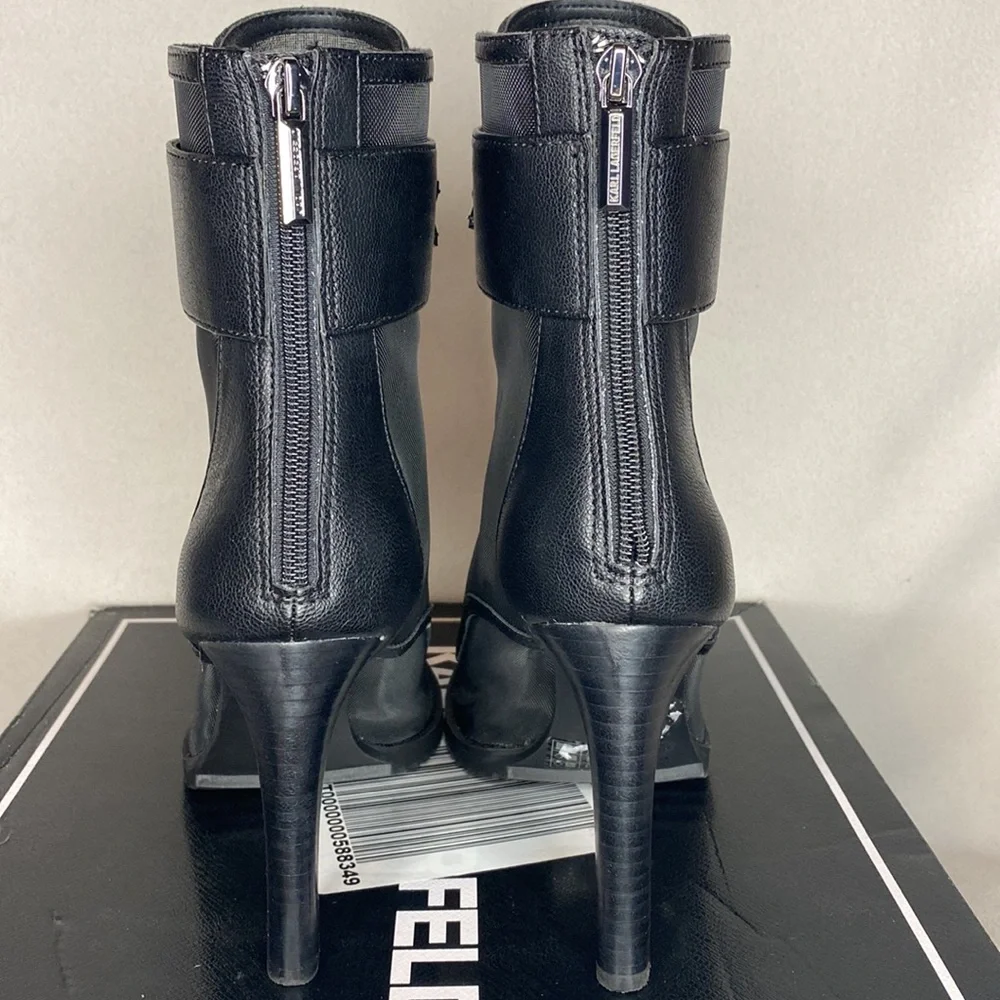 NIB Karl Lagerfeld Paris Blayze Lug Sole Booties size 8.5 - Picture 5 of 7